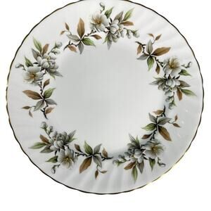 Royal Adderley Aracdia Bone China England 8" Salad Luncheon Plate Floral
